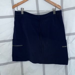 navy athletic skirt from tangerine - lightly used